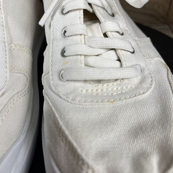 Cole Haan Women's Size 7.5 B Grandpro Rally Ivory White Canvas Court Sneakers - Picture 3 of 11